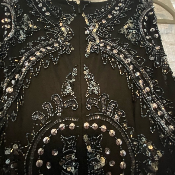 Black dress, full sequence. NEVER WORN WITH TAGS - Picture 5 of 5
